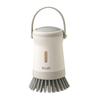 Kitchen Cleaning Brush Press Dish Pot Scrubber with Transparent Windows Kitchen Washing Tools for Stoves Range Hoods Sinks
