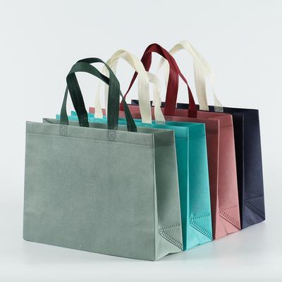 Sacs de courses rayés réutilisables en tissu non tissé Grand sac fourre-tout pliable Sac de rangement pour courses vêtements Sac de voyage écologique