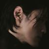 Hustad 238 Leaf Earcuff_ 925 Silver Lip Earcuff