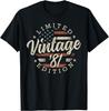 Classic 45 Birthday Decorations Unisex 45yr 1981 45th Birthday TShirt Gifts for Unisex Women Vintage Clothes Tops Graphic Tee