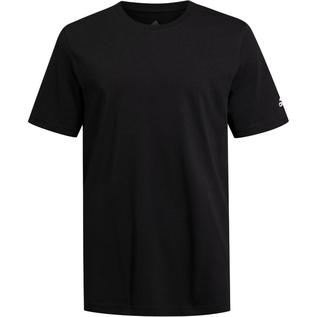 adidas Training Athletics Graphic Knit Crew Neck Fashion Short Sleeve T-Shirt Men Tops Black H44277