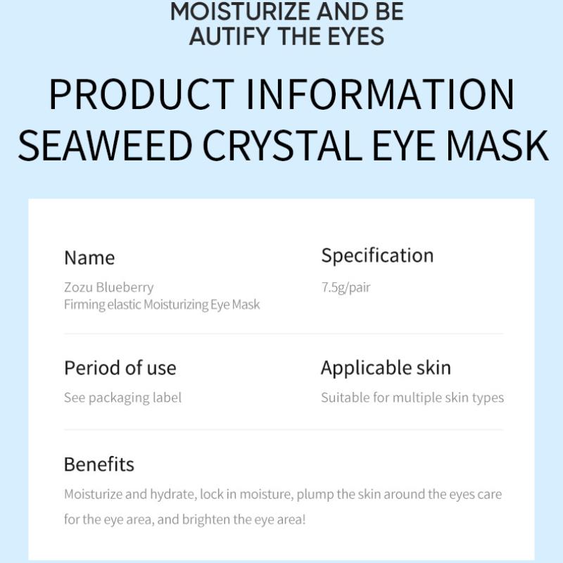 ZOZU Zlatá oční maska tableta pro redukci očních vrásek a váčků oční maska