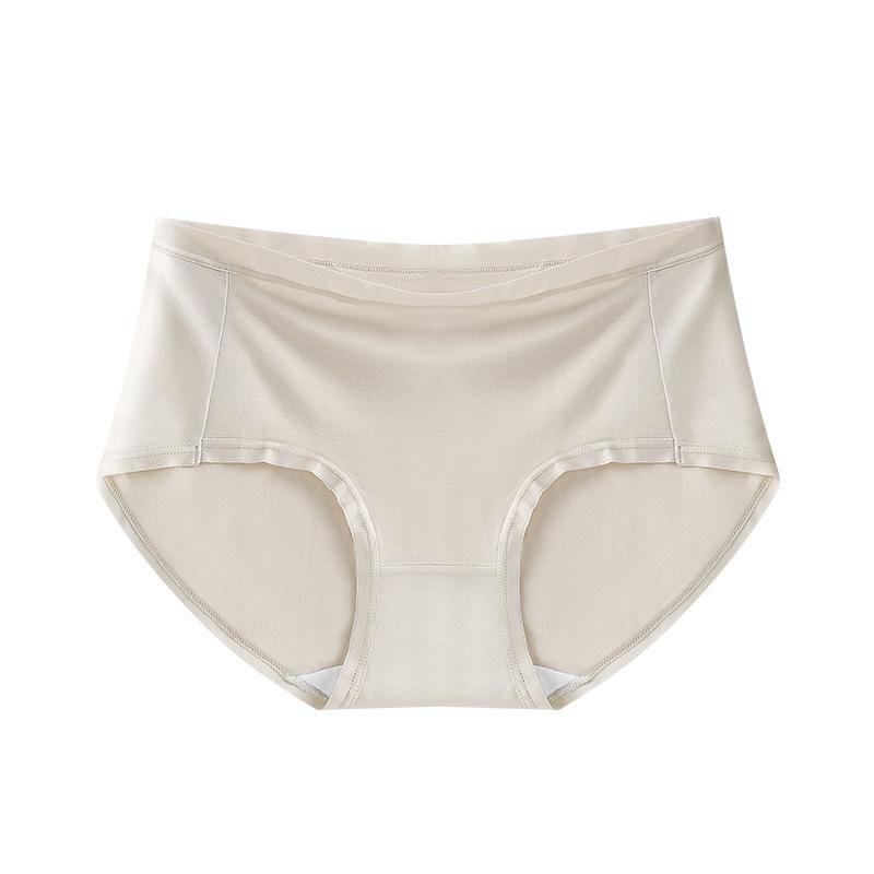 

Female Spring and Summer Thin Skin Breathable Comfortable No Trace in The Waist Triangle Briefs XL кавовий