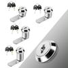 16/20/25/30mm Cam Lock Security Lock Door Mail Box Furniture Locker Drawer Cabinet Locks With 2 Keys For Office Desk Letter Box