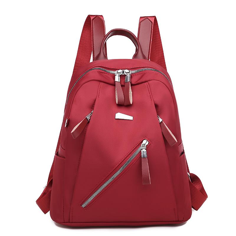 Backpack Oxford cloth backpack women's new Korean version commuter large-capacity travel bag fashion large bag leisure schoolbag tide