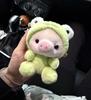 New Cute Piggy Dress Up Doll Plush Toy Rabbit Pendant Keychain Backpack Pendant Pig Doll Frog Festival Surprise Gift