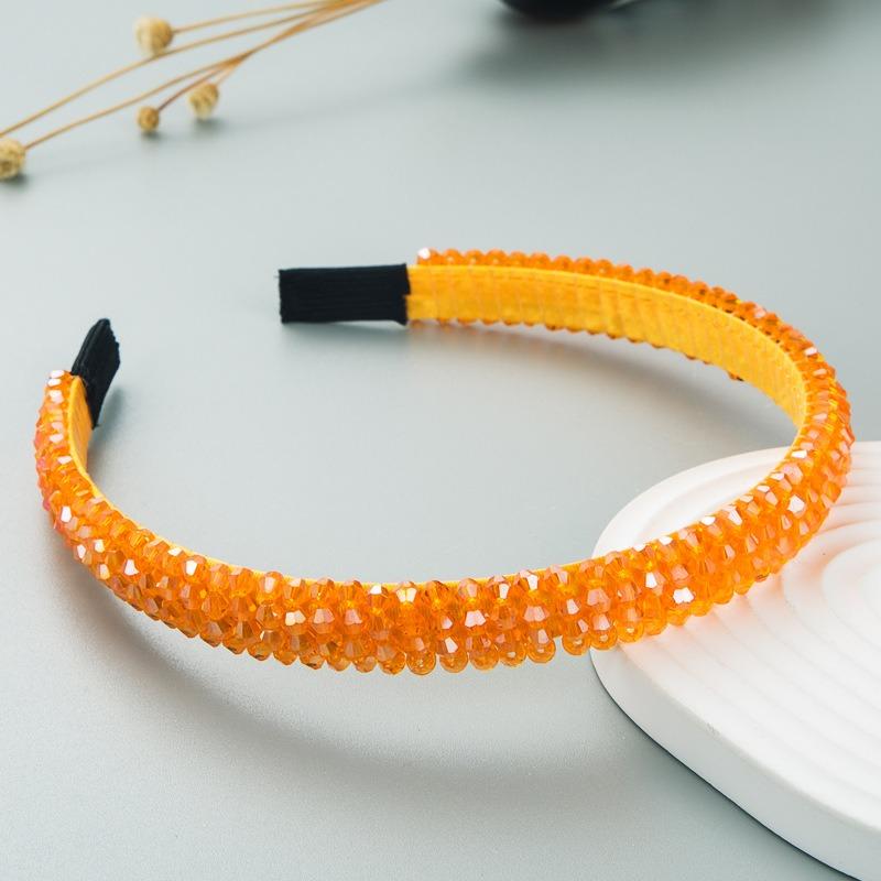 Haarband: Fischleine Geflochtene Kette aus Kristall-Haarband, mit einem hochwertigen Touch, Geeignet zum Gesichtswaschen.