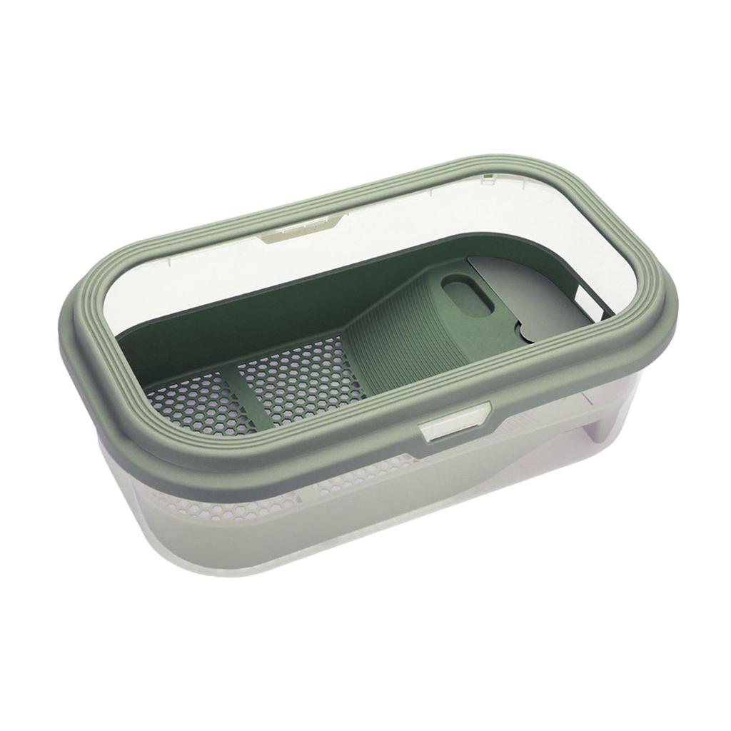 Small Turtle Tank Detachable Pets Accessories Resting Case Habitat for Frog Pet Turtle Tortoises Small Amphibious Creatures