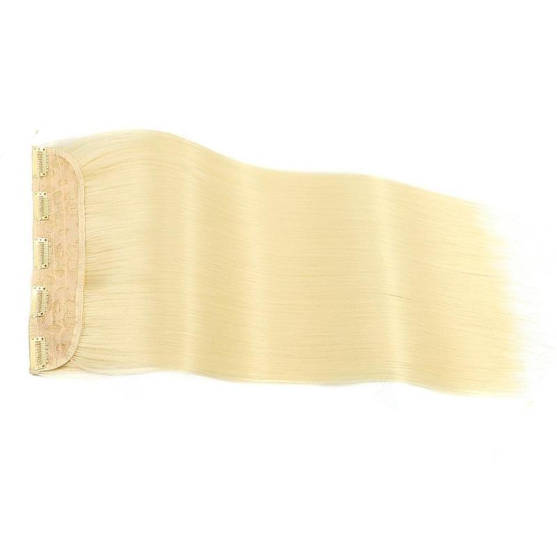 LISI волосы женские натуральные длинные прямые волосы наращивание парик 5 зажимов — фото 31