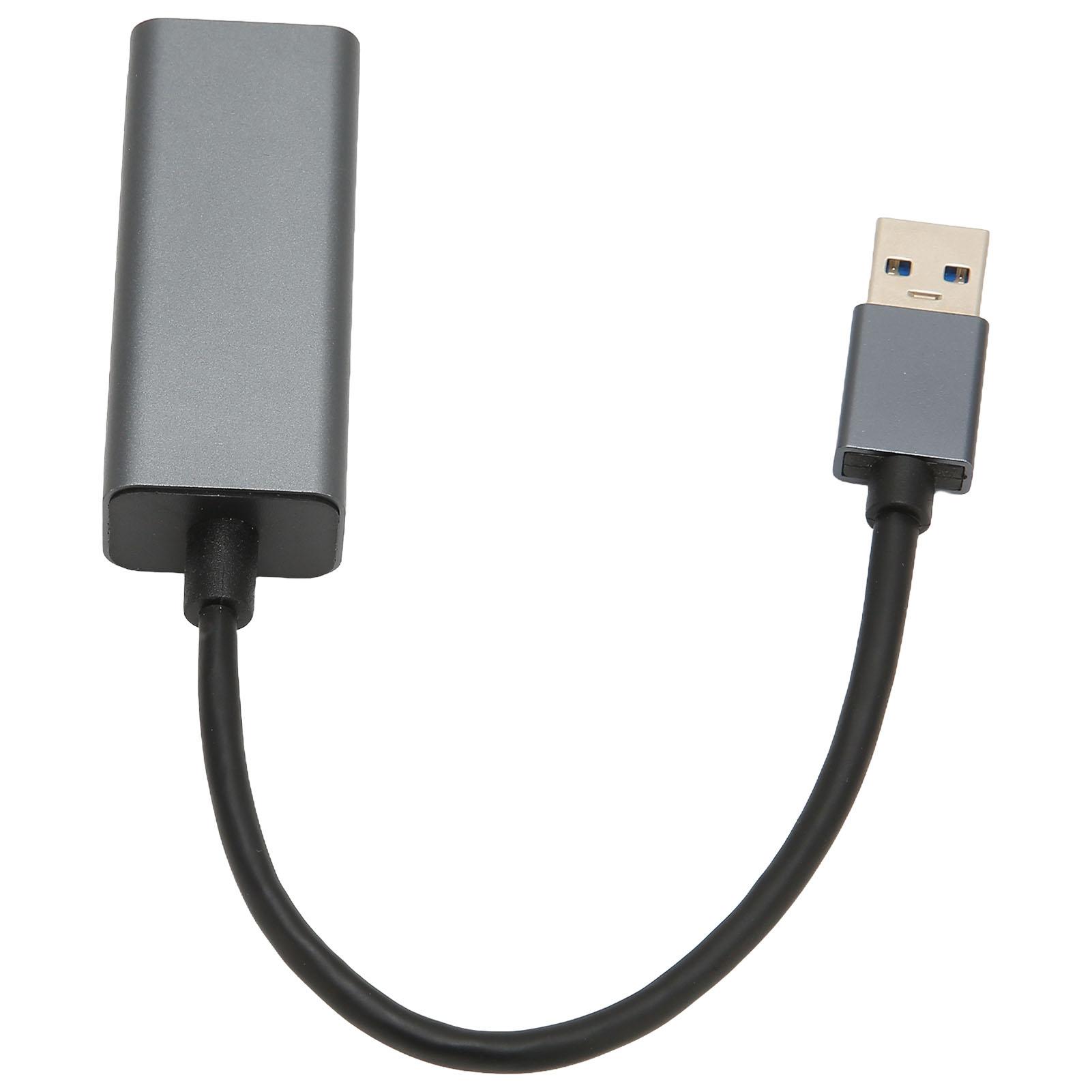 

Адаптер USB до RJ45 Порт Gigabit Ethernet Зовнішня Мережева Карта без Драйверів для Win для OS X для