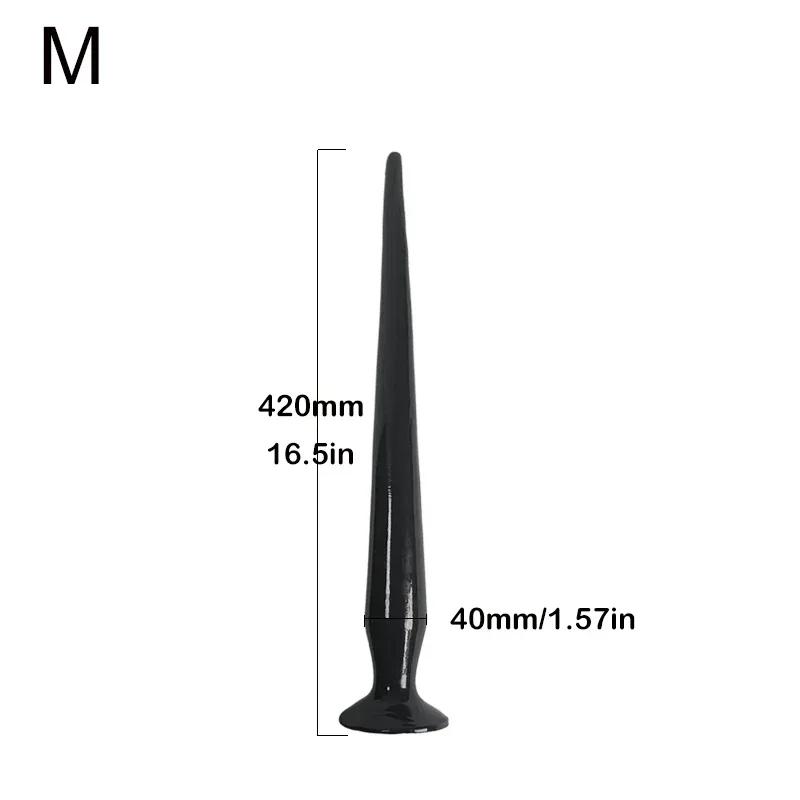 Long Anal Plug Dildo Super Soft Flexible Butt Plug Prostate Massage Anal Dilator Long Dick Ass Sex Toys For Men Women Couples