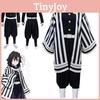 Kimetsu Slayer Demon No Yaiba Cosplay Iguro Obanai Halloween Erwachsenenanzug Kostüm