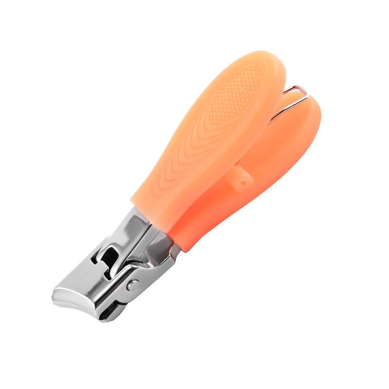 Eagle Beak Angled Nail Clippers: Large Opening, Anti-splash, Multi-functional Manicure Set for Thick Nails