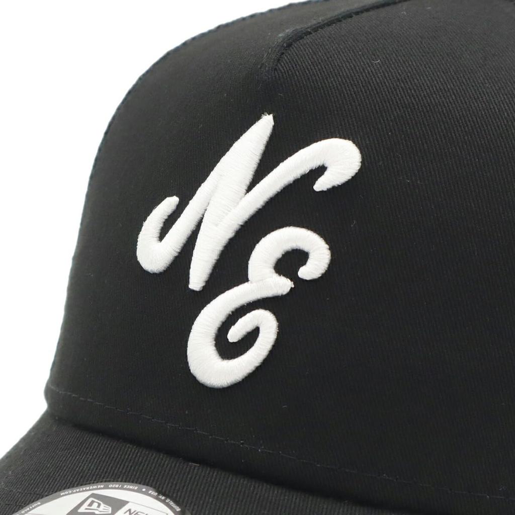 New Era Kids Mesh Cap 9FORTY-A NE Logo Black YOUTH52-56cm YTH940AFTR NELOGO BLK WHI 25J