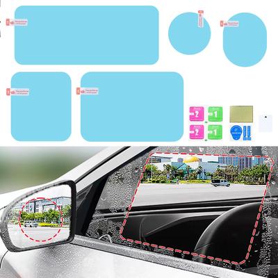 Auto-Seitenrückspiegel-Aufkleber, regendicht, Antibeschlag-Film, Abdeckung, klares Fenster, wasserdicht, Badezimmer, LKW, hydrophob, SUV, regnerischer Tag