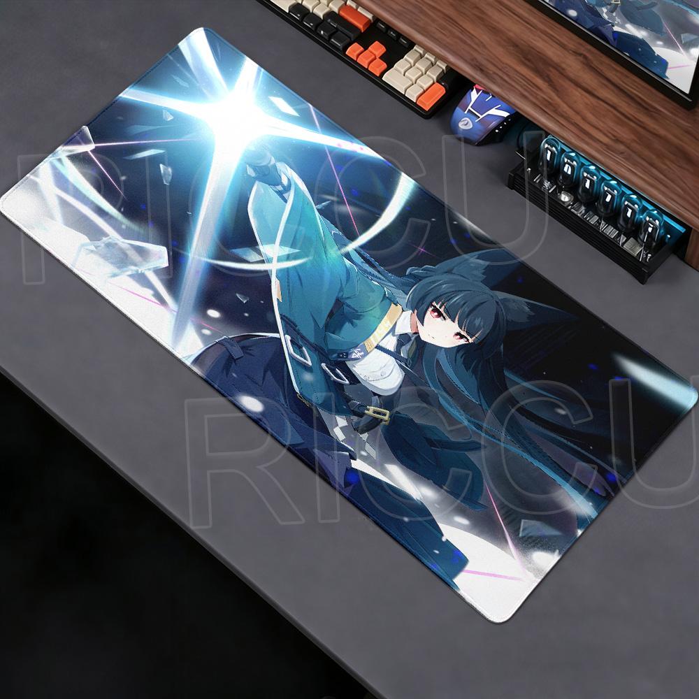 New Cute Extended Mouse Pad MousePad Desk Mat Zenless Zone Zero Keyboard Mat Anime Girl Pc Anti-slip Rubber Game Accessories