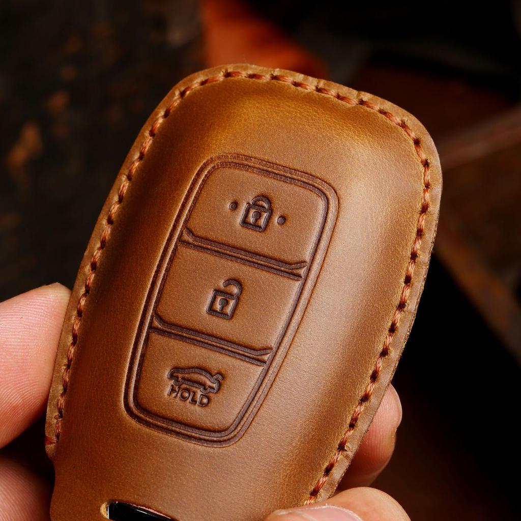 Suitable for Beijing Hyundai key bag IX25 Fista IX35 car leather key cover leather buckle case