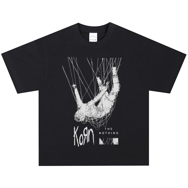 Korn T-Shirt, Soft Fabric Casual Daily Wear S
