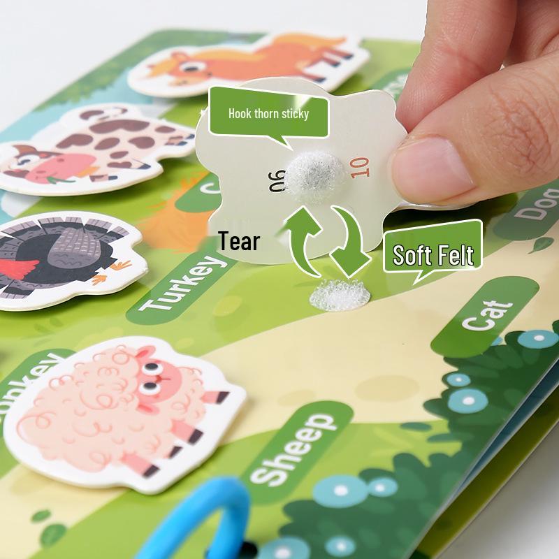 Cross-border Early Education Busy Book: Quiet Puzzle for Letter & Number Recognition