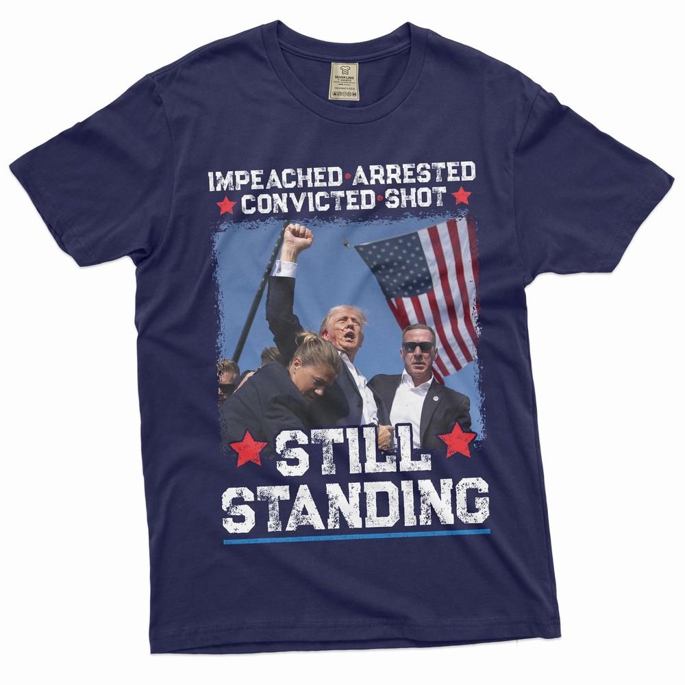 

Men s Trump Support Tee Trump 2024 Shirt Still Standing Tee Trump PA Rally Shirt S