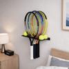Wandmontiertes Tennisschläger-Aufbewahrungsregal Platzsparendes Tennisschläger-Ausstellungsregal Tennishalle