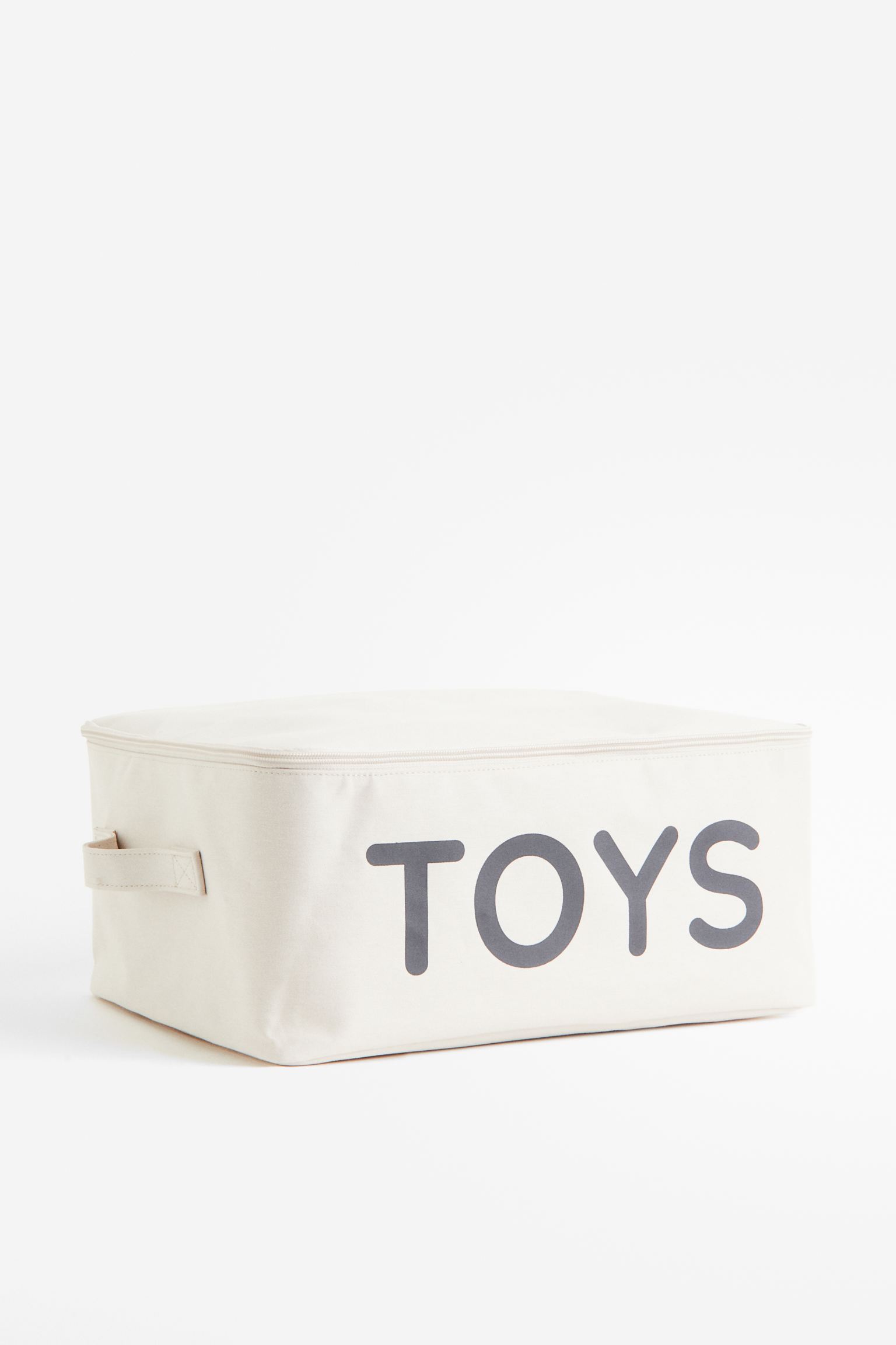 

Lidded toy storage basket
