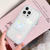 ins wind super fairy colored flower butterfly suitable for iPhone16promax Apple 15 Pro mobile phone case small and fresh