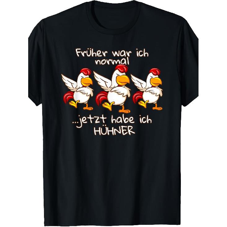 Dabbing Chicken Rooster I T-Shirt Casual Crew Neck Slight Stretch Fabric Regular Fit Geometric Pattern Perfect for Men All Season