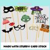 Halloween Photo Booth Props 30pcs Paper Party Decor For Themed Events