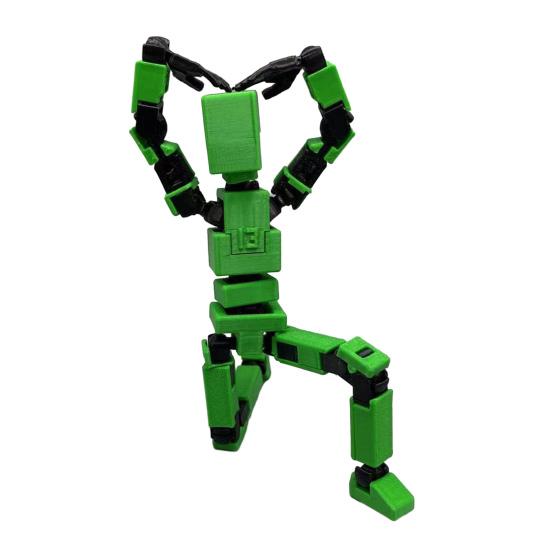 Joint Man Ornament 3D Printed Moveable Joints Different Posture Robort Toy Human Figurine Home Office Desktop Ornament