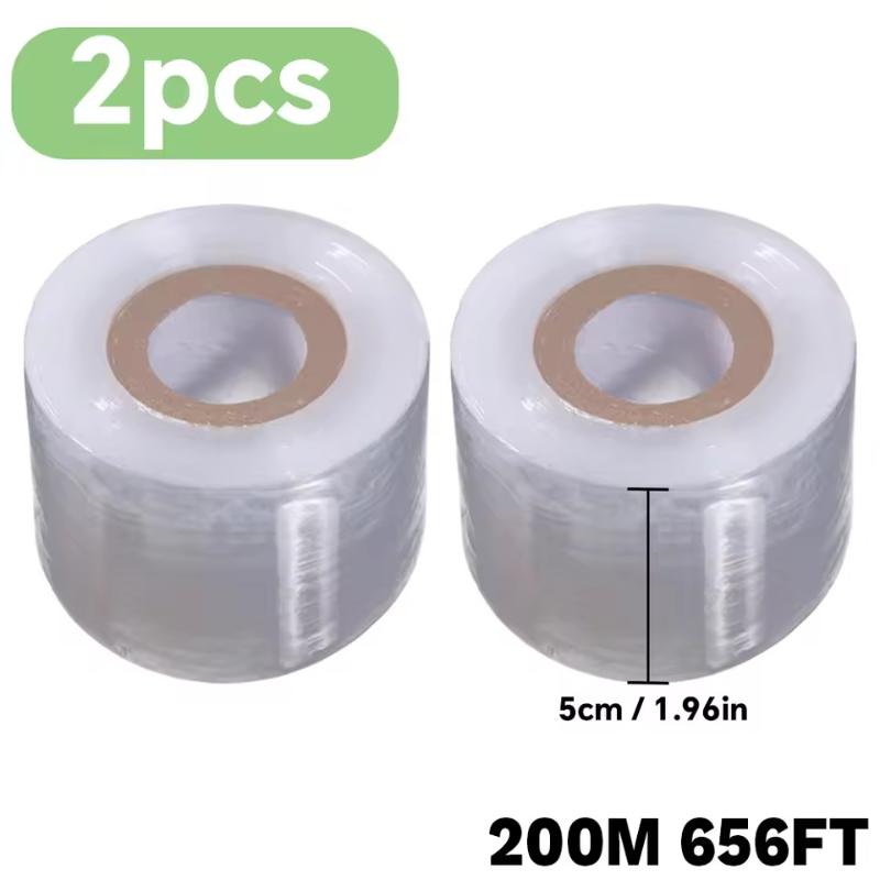 

200M Pe Grafting Tape Film Self-Adhesive For Fruit Tree Nursery Plants Seedlings Vine Floristry Tomato Grafting Supplies Stretch 5cm