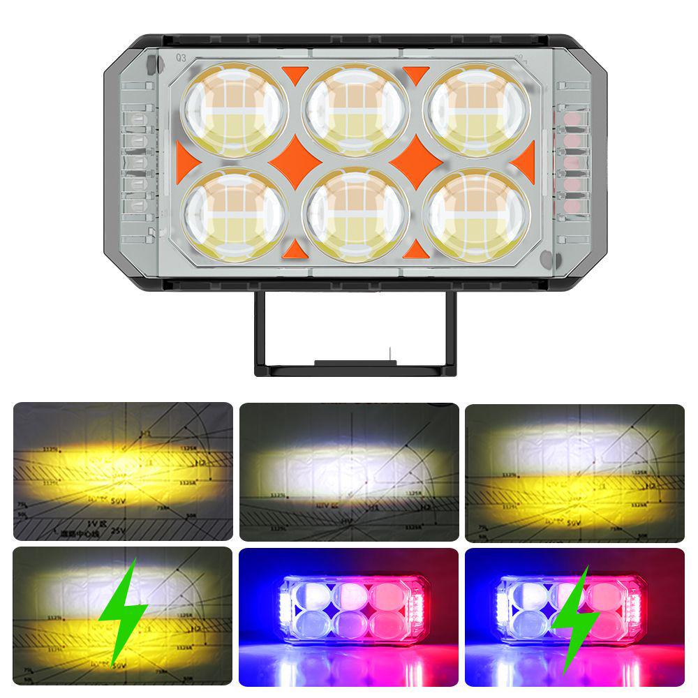 Motorcycle & Off-road LED Headlight: Cross-border Hot Selling, Modified Electric Vehicle LED Work & Warning Light