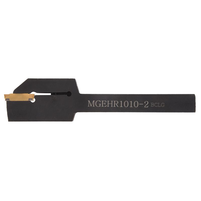 A84E-10Pcs Mgmn200 Carbide Inserts Golden Blades + 1Pc Mgehr1010-2 Turning Tool Holder Boring Bar With Wrench