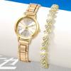 Mom's Birthday Gift Box Trendy Fashion Girls Watch Bracelet Set Ins Waterproof Non-Fading Jewelry