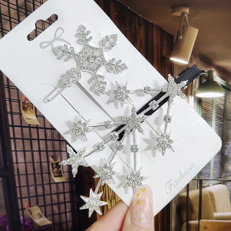 Kristall für Frauen Koreanische Neue Haarnadeln Mädchen Geometrische Perlen Haarspangen Mode Haarklammer Seitenclip Haaraccessoires