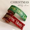 Christmas Theme Ribbon Set Of 4 Velvet Christmas Fabric Ribbons Decorative Holiday Decor Ribbons Printed Crafts Making Wrap