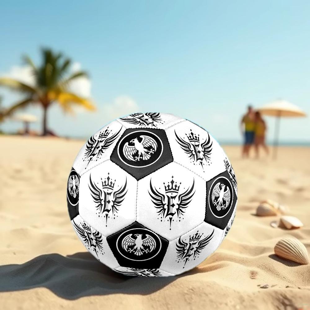 1PC Royal Emblem Eagle Symbol Badge Soccer Ball Size 5 Football Machine Sewn Indoor/Outdoor Universal Football S44