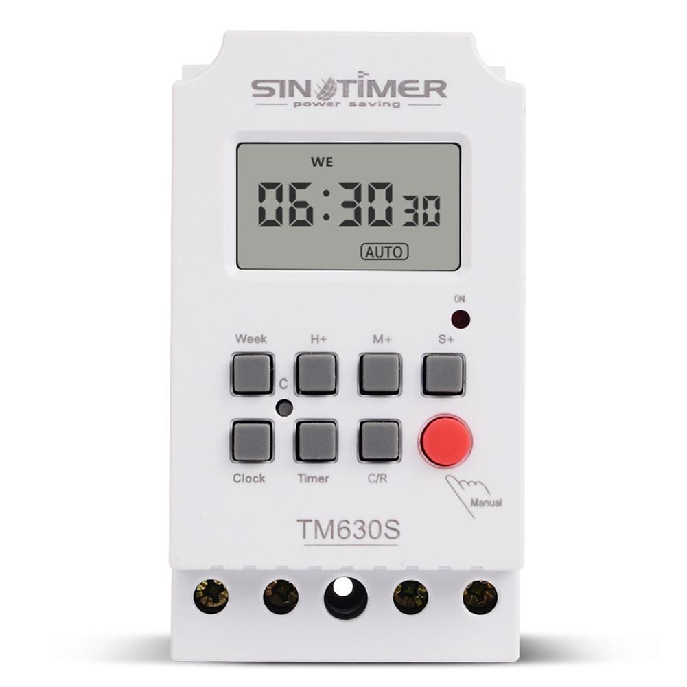 Buy 12V Large Screen Digital Displaying Programmable Timer Second ...