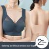 Ice Silk Seamless Push-Up Sports Bra: Women's Anti-Sag, Full-Coverage, Beautiful Back Design