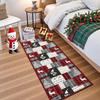 Bohemian Patchwork Style Carpet - Christmas Kitchen Floor Mat - Porch Path Mat - Durable And Washable Home Decoration