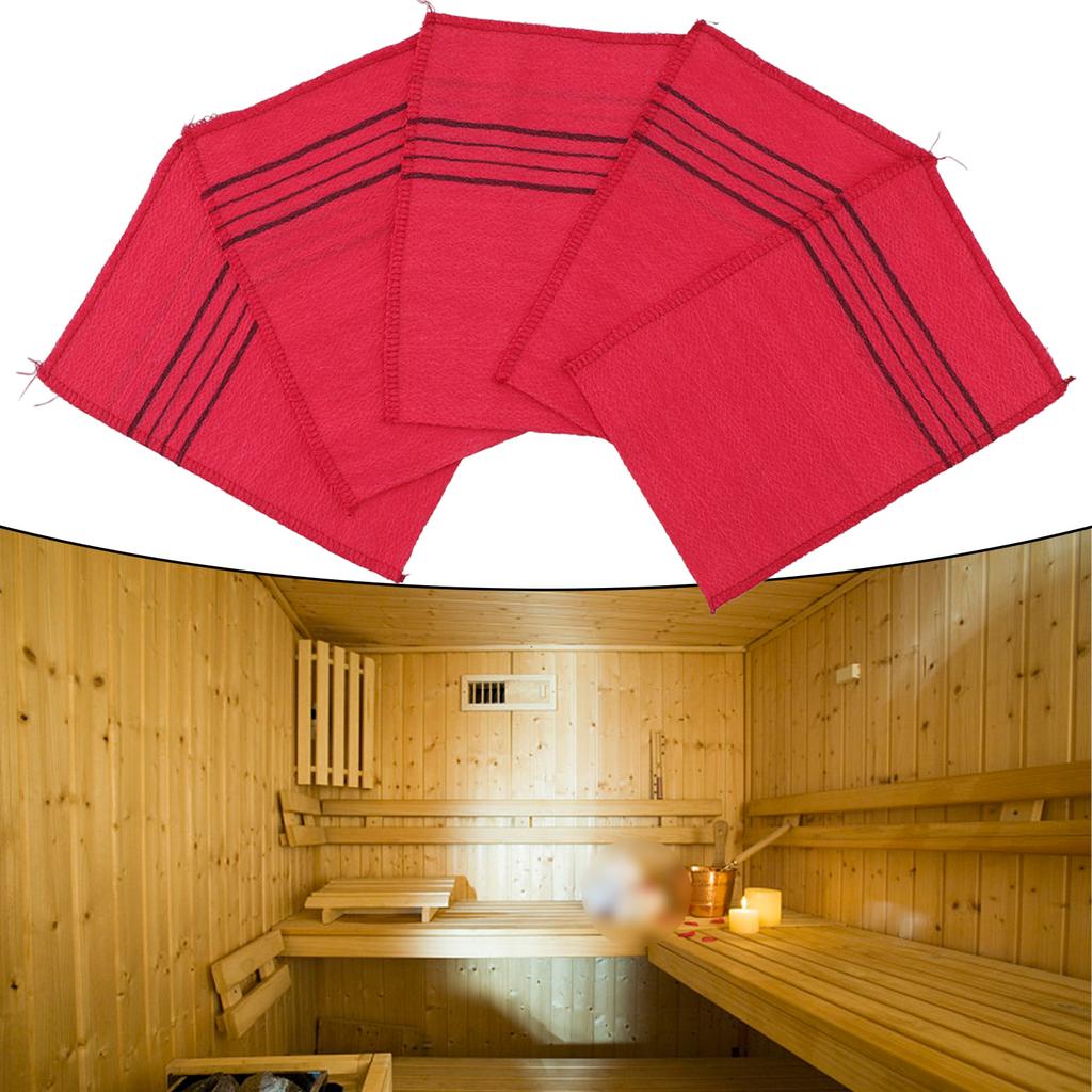 Bath Towel Exfoliating Bath Towel Exfoliate Skin Flat Mouth 14*18.5cm Coarse Sand Bath Towel Three-dimensional