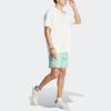 Adidas Originals Trefoil Enjoy Poly Shorts With Three-Stripe Logo Print Men Shorts Green IT8184