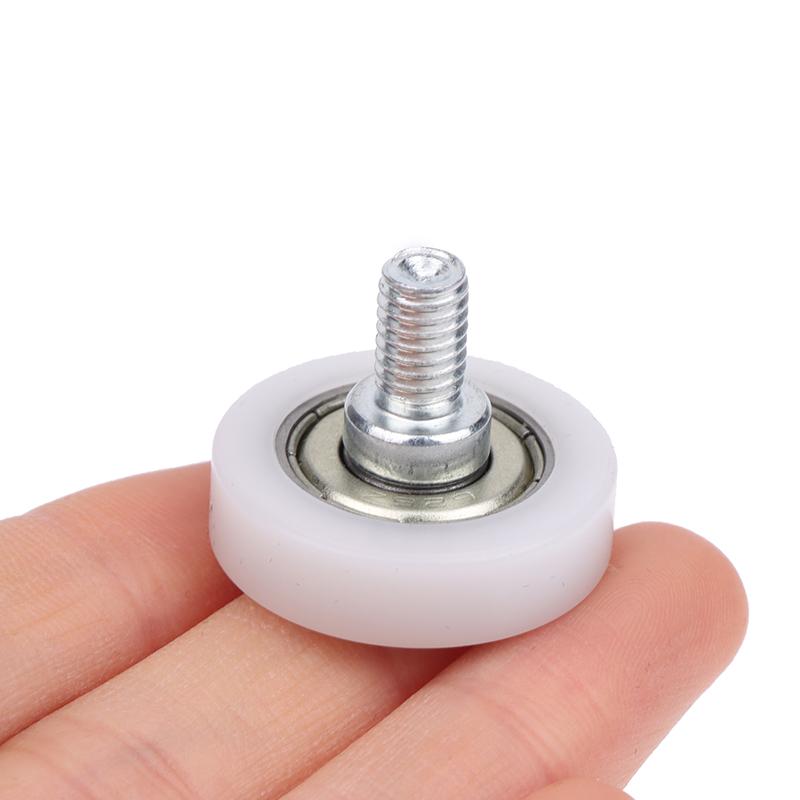 1Pc 6*26*7 M6 External Thread Arc Spherical Convex Wheel Stainless Steel Screw Bearing Roller Door Window Track Accessories