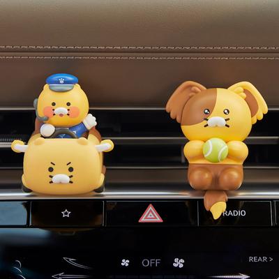 CHOONSIK Bus Car Air Freshener – Citrus Green Scent (Vent Clip, Bus Driver Design)