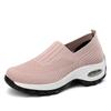 2025 new walking mother shoes breathable foot cover mesh sports shoes casual thick sole heightening rocking shoes