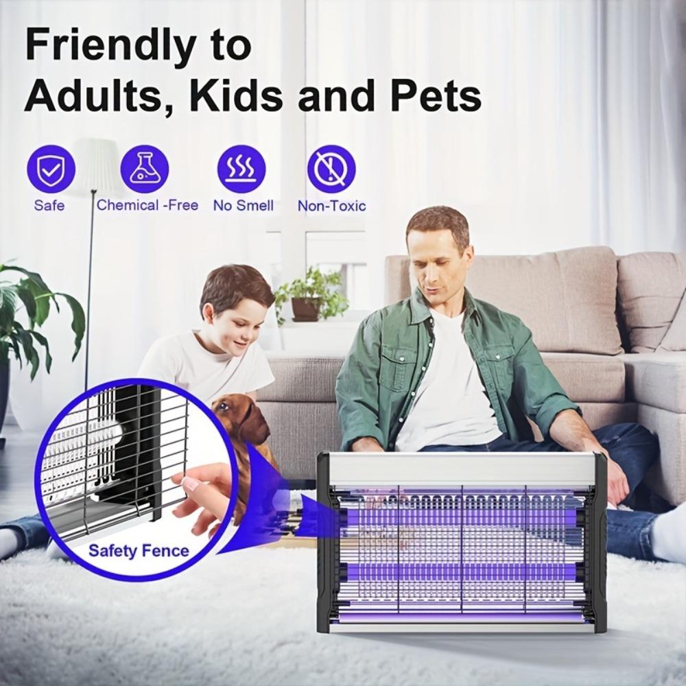 USB Mosquito Killer Lamp, UV Insect Trap for Home, Hotel, Restaurant, Indoor Outdoor Fly Catcher, Electric Bug Zapper 2W-10W