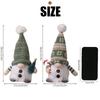 30CM Glowing Knitted Gnome Doll with Led Night Light Christmas Decorations 2025 Home Xmas Tree Decor Navidad New Year 2025 Gift