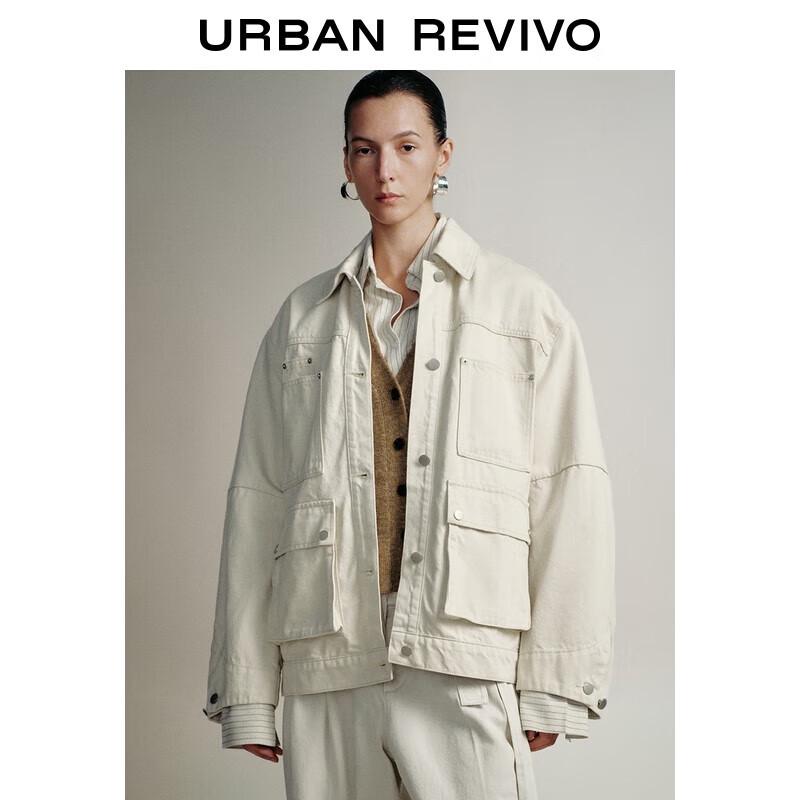 

Женская повседневная куртка в стиле рабочей одежды с несколькими карманами XS