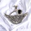 Natural Gemstone 925 Solid Silver Designer Jewelry Pendant 1.48" Christmas Gift CP-17