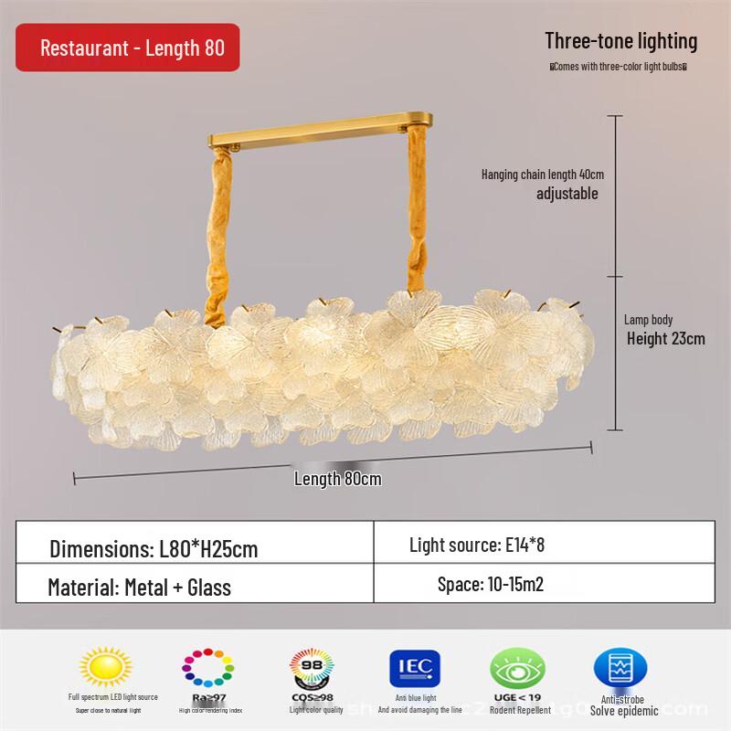 Modern Minimalist Light Luxury Oval Crystal Chandelier